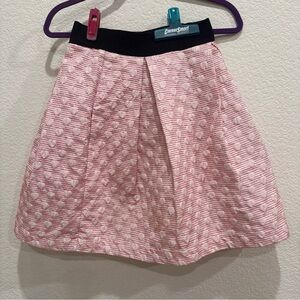 Pinko Jacquard Pink Textured mini Skirt 4